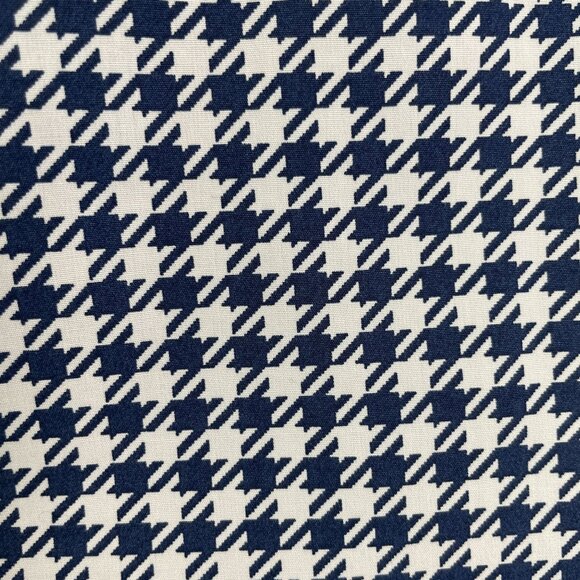 Lands End Womens 18P No Iron Supima Button Up Shirt Houndstooth Long Sleeve Top - Picture 6 of 10